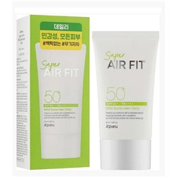 Солнцезащитный крем A`pieu Super Air Fit Mild Sun Cream Daily SPF50+ PA++++