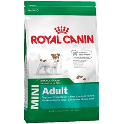 ROYAL CANIN корм для собак Мини Эдалт 0,8кг мелких пород от 10мес-8лет