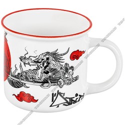 Кружка п/у 400мл "Китайский дракон/красный" (ф.цил