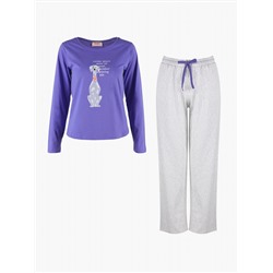 Женская пижама (ДЛ.рукав+брюки) 3228TCC