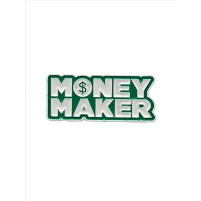 Металлический значок "Money Maker"