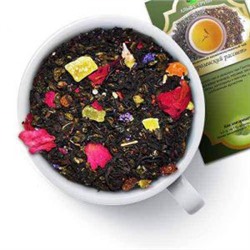 Чай смешанный "Королевский рассвет смешанный" Смесь черного чая и зеленого чая Ганпаудер