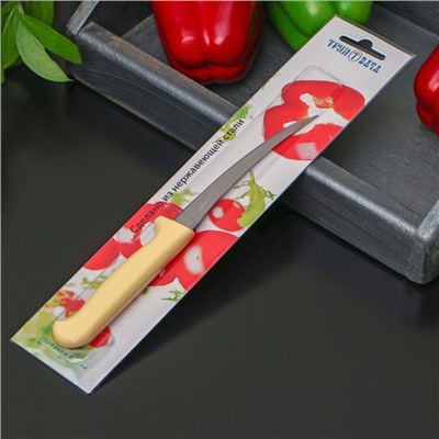 Нож кухонный «Элегант», для помидоров/цитрусовых, лезвие 12 см